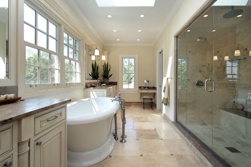 Spacious Master Bathroom Layouts